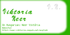 viktoria neer business card