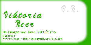 viktoria neer business card